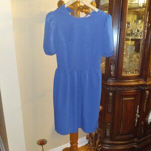 Elegant blue dress, Made in Europe, Size - M
